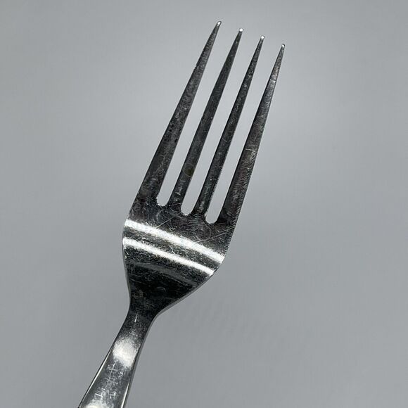 (1) Vintage Epic Forged Stainless Steel Japan Flatware LONG FORK‎ Canoe - Picture 4 of 7